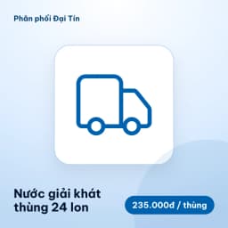 Nước giải khát thùng 24 lon