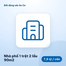Nhà phố 1 trệt 2 lầu 90m2