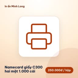 Namecard giấy C300 hai mặt 1.000 cái
