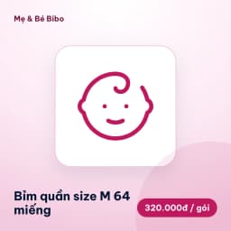 Bỉm quần size M 64 miếng