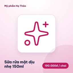 Sữa rửa mặt dịu nhẹ 150ml
