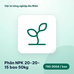 Phân NPK 20-20-15 bao 50kg
