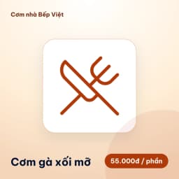 Cơm gà xối mỡ