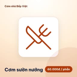 Cơm sườn nướng