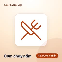 Cơm chay nấm