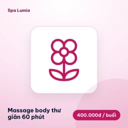 Massage body thư giãn 60 phút
