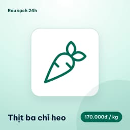 Thịt ba chỉ heo