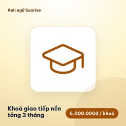 Khoá giao tiếp nền tảng 3 tháng