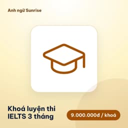 Khoá luyện thi IELTS 3 tháng